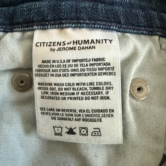 Citizens of Humanity Women's Sz 26 Rocket High Rise Skinny Distressed Jeans - Picture 10 of 11